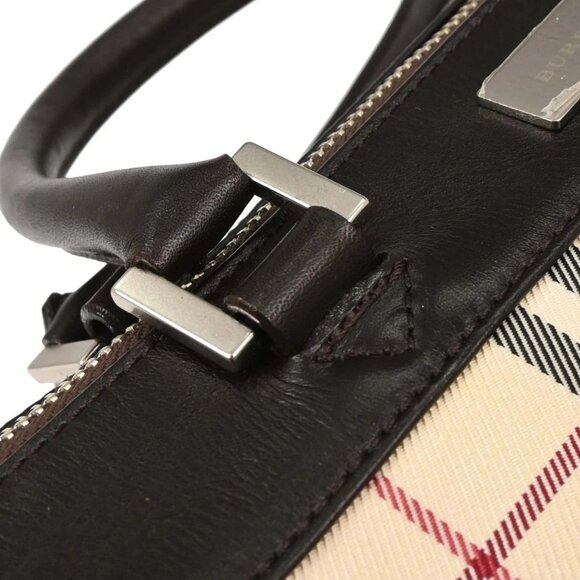 Burberry Beige Burberry Check Handbag - Picture 5 of 11